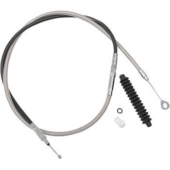Drag Specialties 0652-1486 High-Efficiency Braided Stainless Steel Clutch Cable