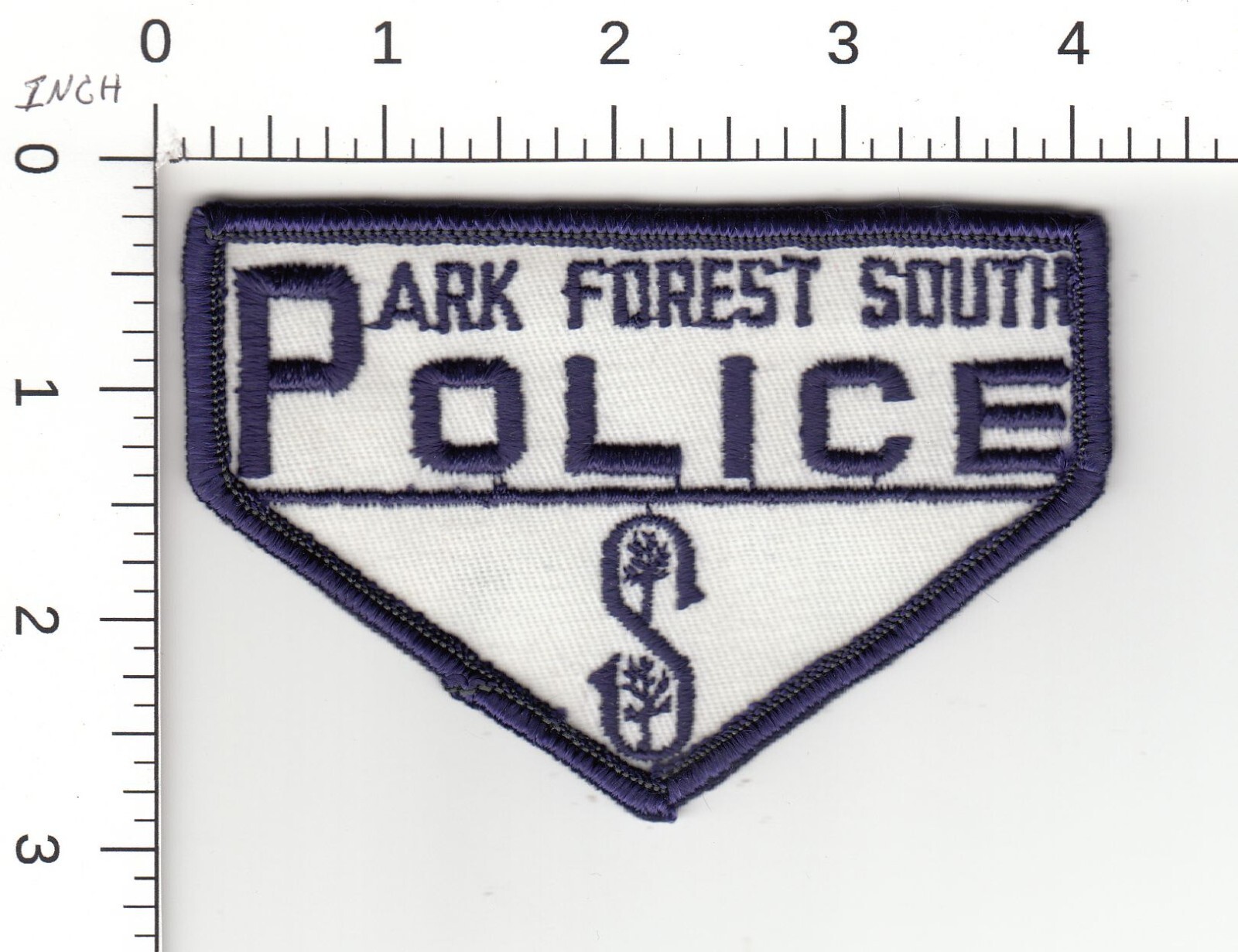 PARK FOREST SOUTH (DISBANDED) --TOWN CHANGED NAME-- ILLINOIS POLICE PATCH