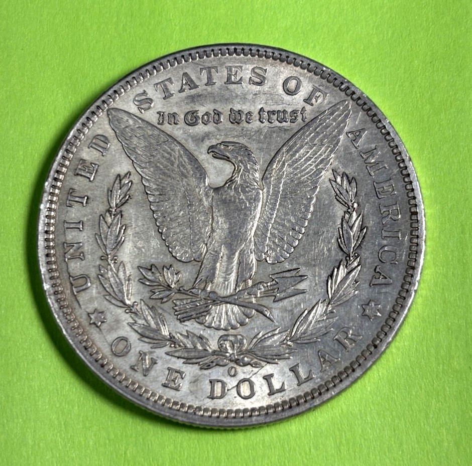 1897-O Morgan Silver Dollar Nice AU - Scarce