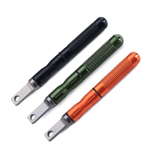 Compact Fire Starter, with Scraper Striker, DOSMAMZ 3PCS Replaceable Threaded