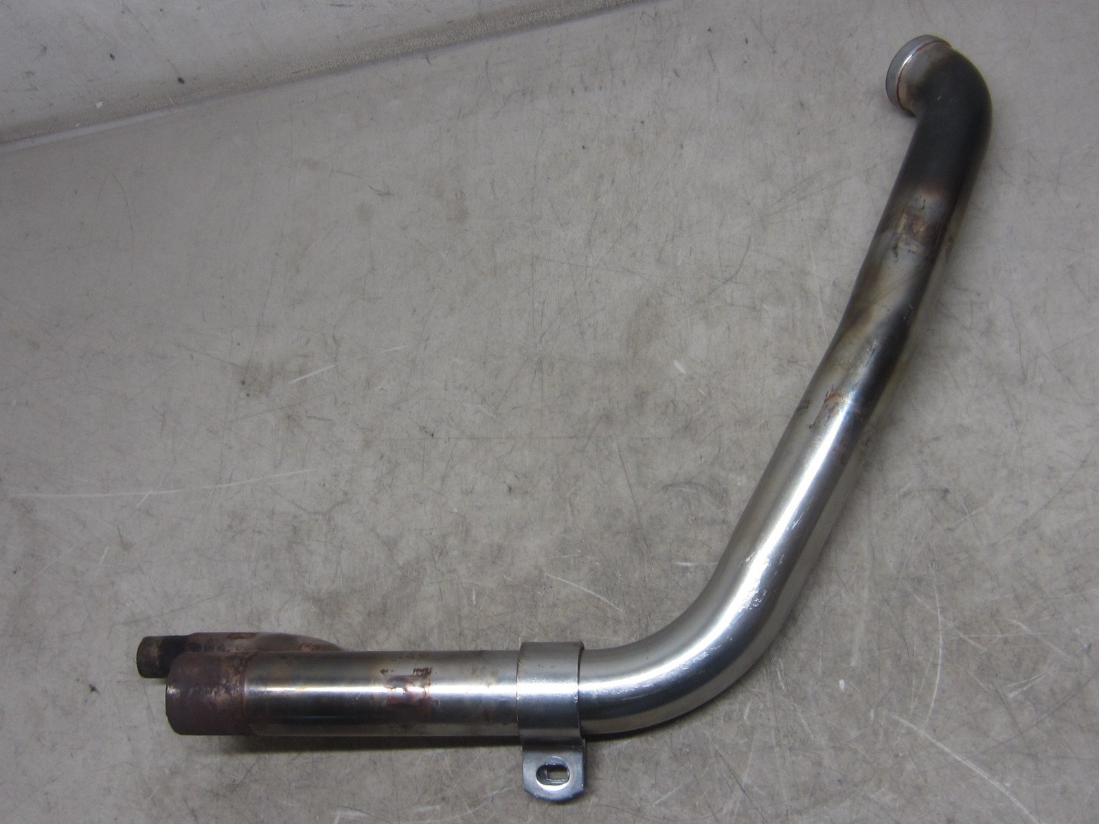 Harley '01 FXD front head pipe, OEM stock, 65669-98,  nice shape used #4407