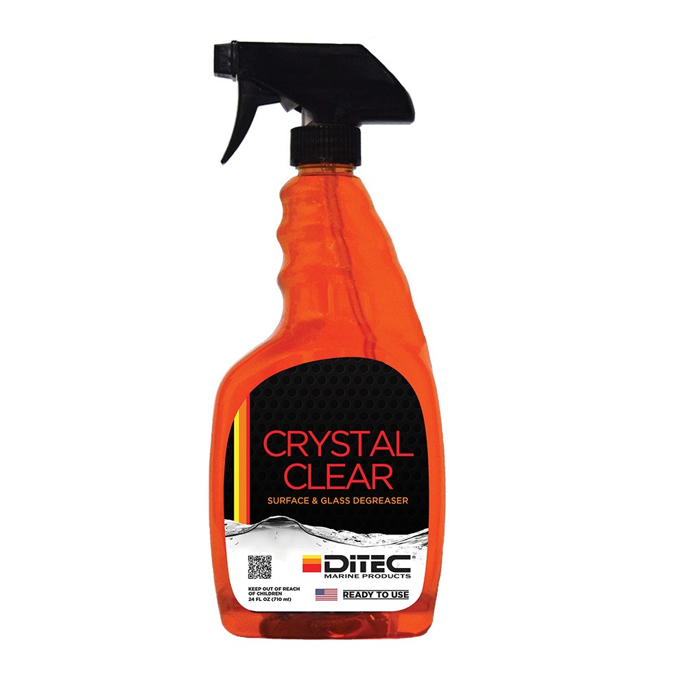 Ditec Crystal Clear - Spray Bottle - 24Oz  GC-SPRY-OOO3