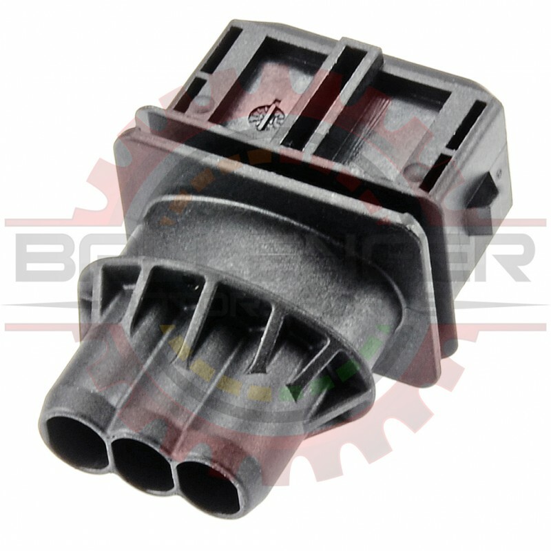 3 Way JPT Sensor Receptacle Connector, Black For Throttle Position Sensor