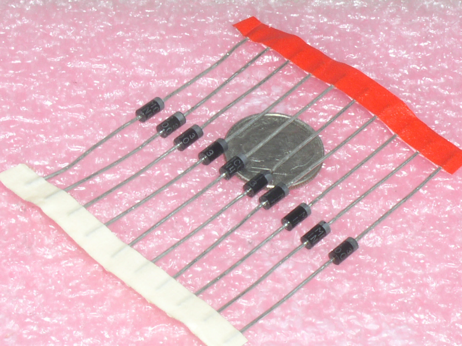 10 MCC 1N4003 STANDARD 1A 1 A AMP RECTIFIER DIODE 200V DO41 WITH USA TRACKING