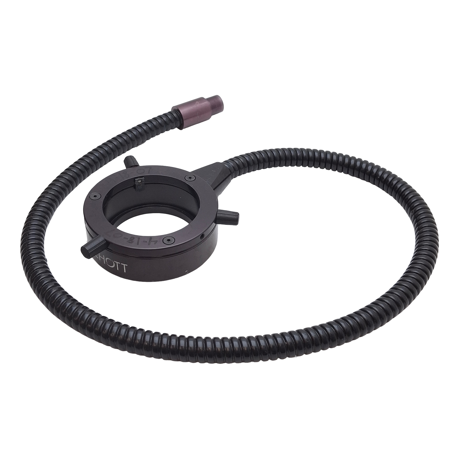 Schott A08600 Universal Fiber Optic Ring Light, ø60mm ID, ø5/8in Input, 33in