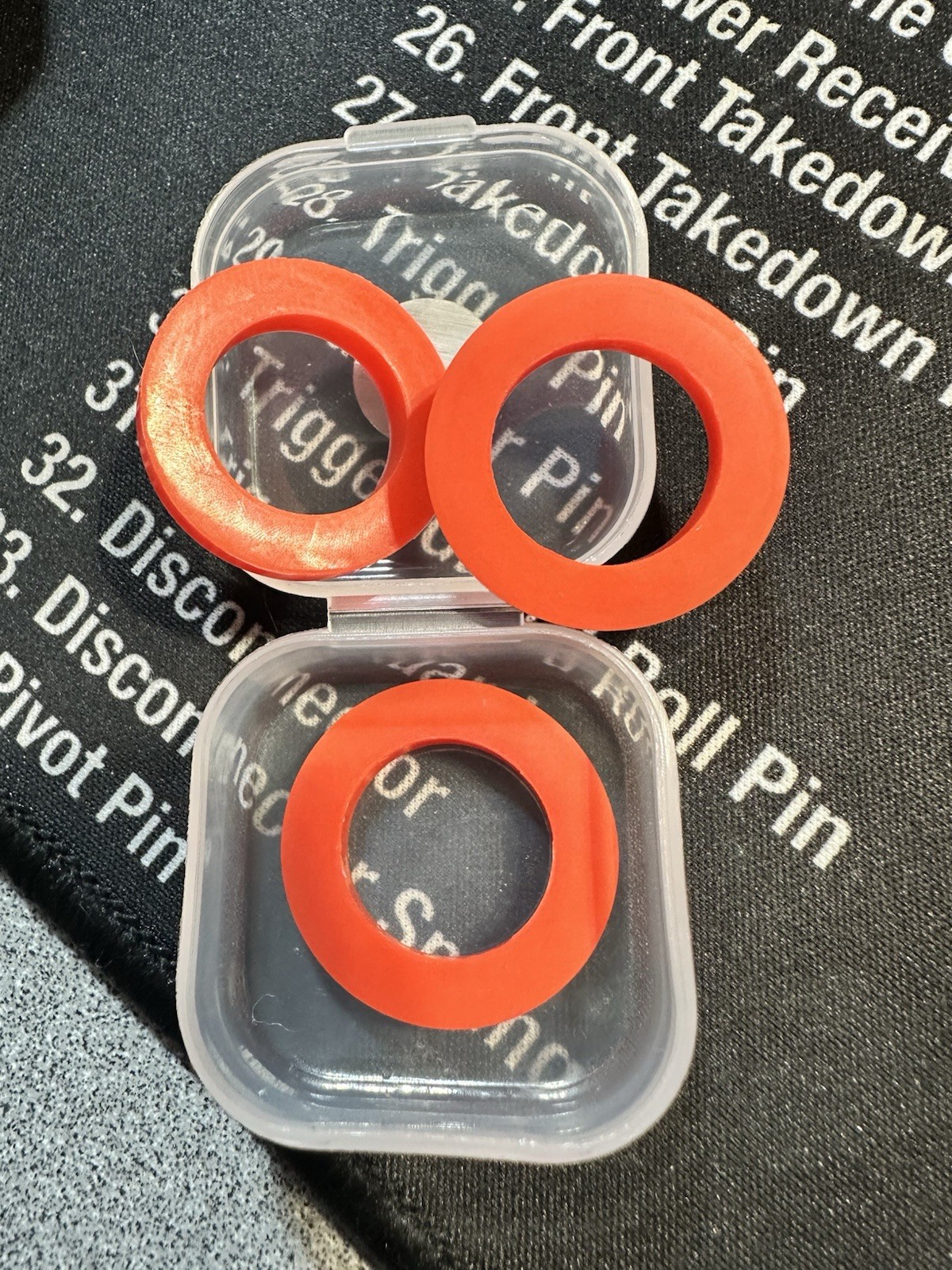 HELL -High End Less Lethal-Valken M17/CQMF Specialized Silicone Bolt Bumpers (3)