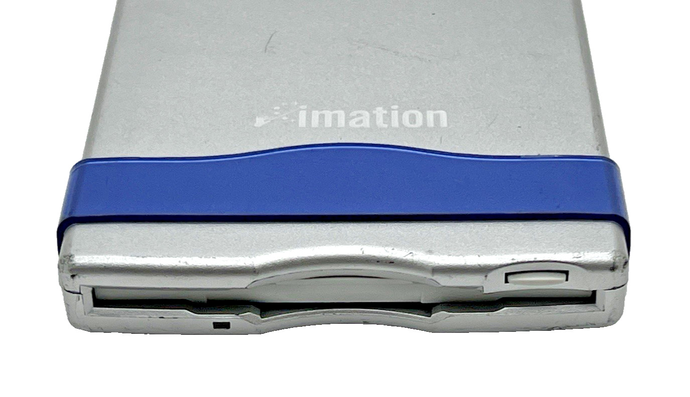 IMATION FLOPPY DISK DRIVE USB EXTERNAL DRIVE MODEL D353FUE w/USB CABLE