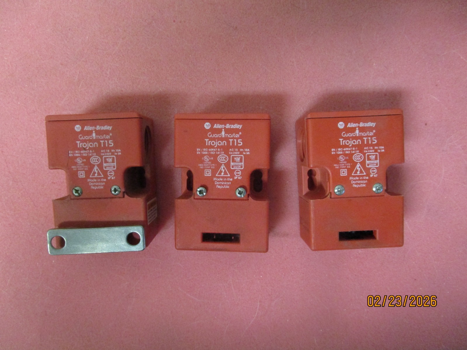 Qty (3) ALLEN BRADLEY GUARDMASTER TROJAN T15 - Ships from the USA!