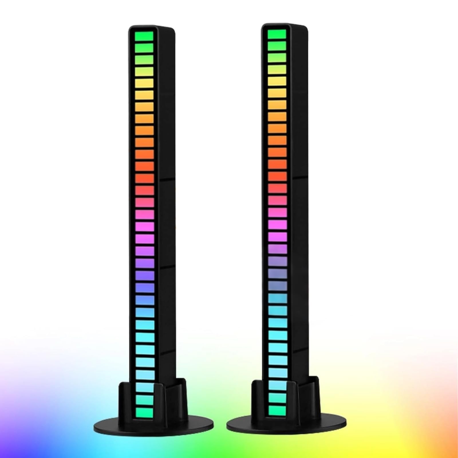Smart RGB Rhythm Light Bar with 32 LEDs, Music Atmosphere Rhythm Light with 1...
