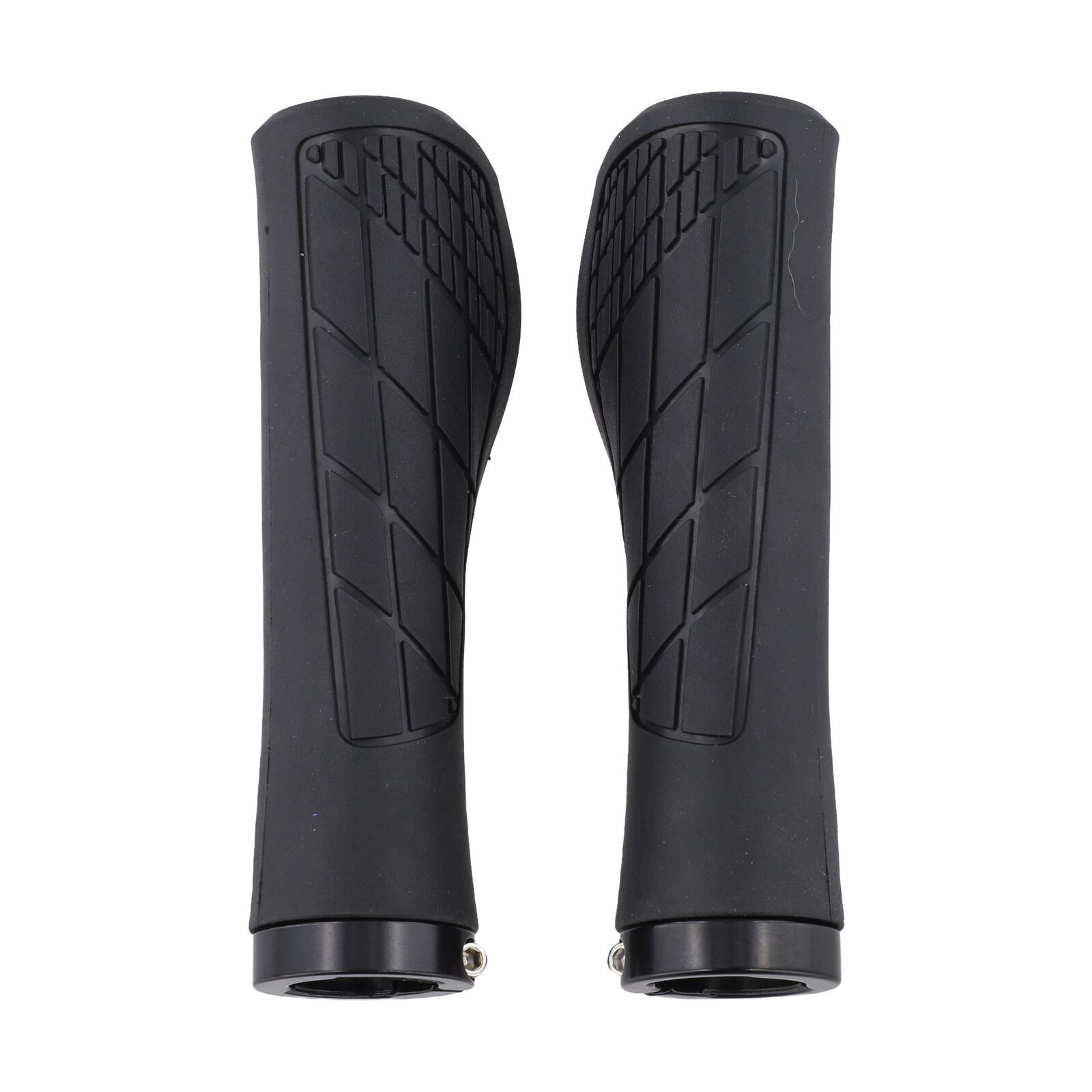 Rubber Bicycle Handlebar Grips Pair NonSlip for 22mm Diameter Handlebars