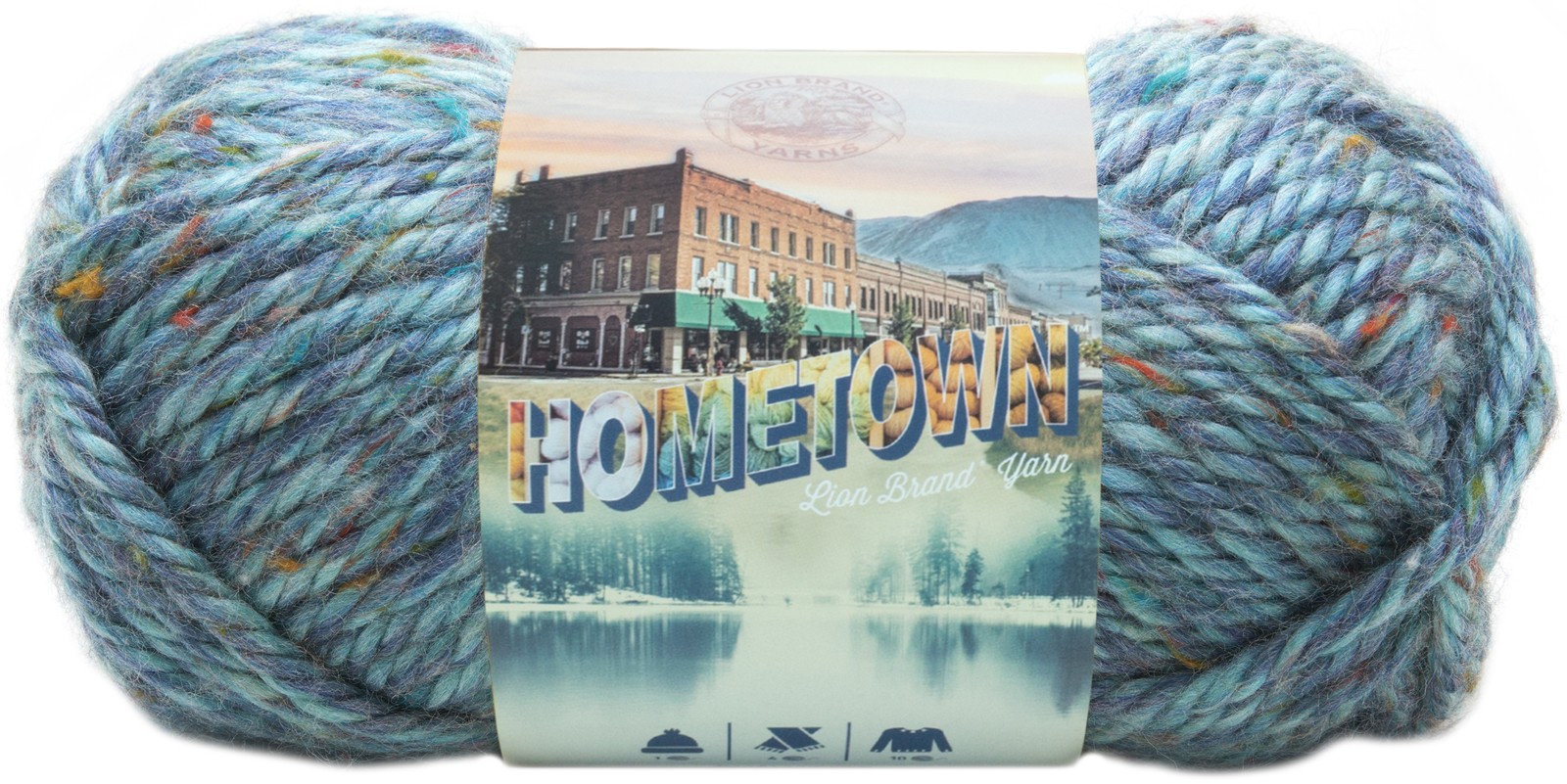 Lion Brand 135-308 Hometown USA Yarn-Key Largo Tweed