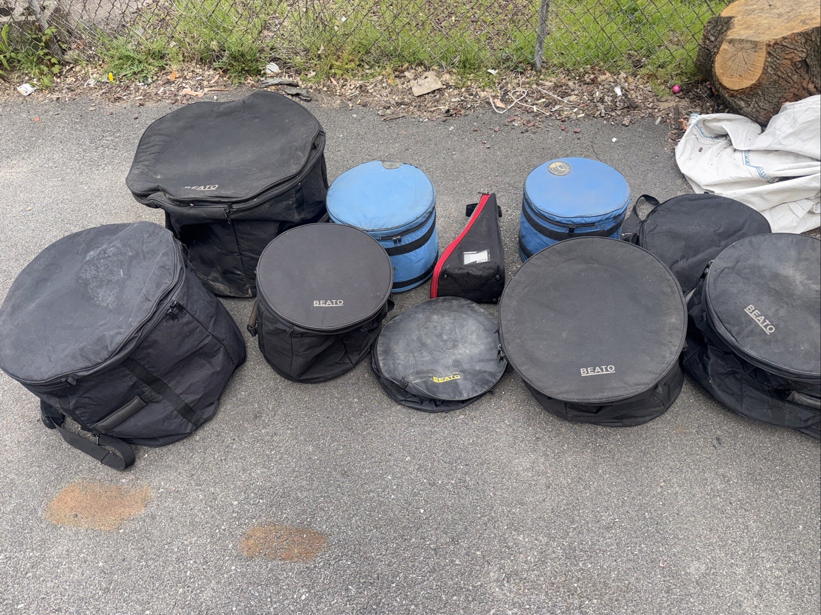 Beato Vinyl Drum Bags  Lot Plus Others TAMA  Custom Cases 10 Ct In Total