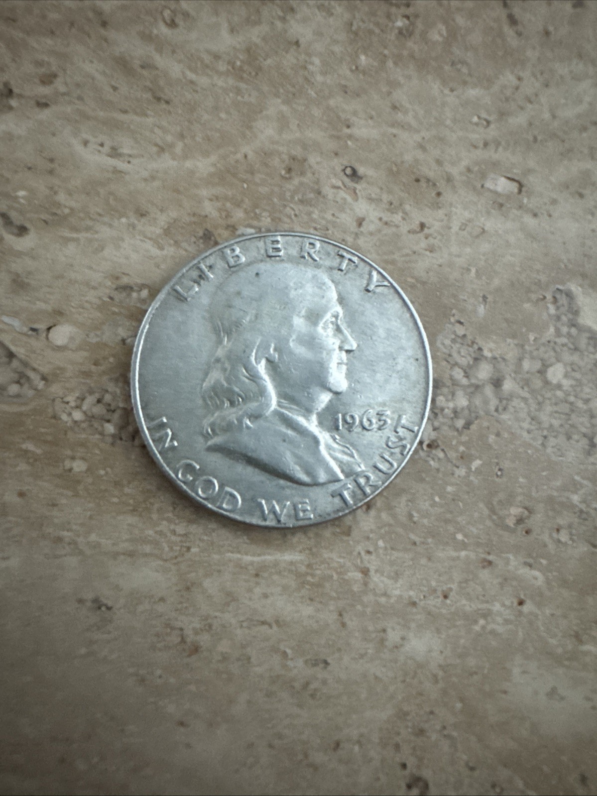 Ben Franklin Half Dollar 1963 Silver 90%