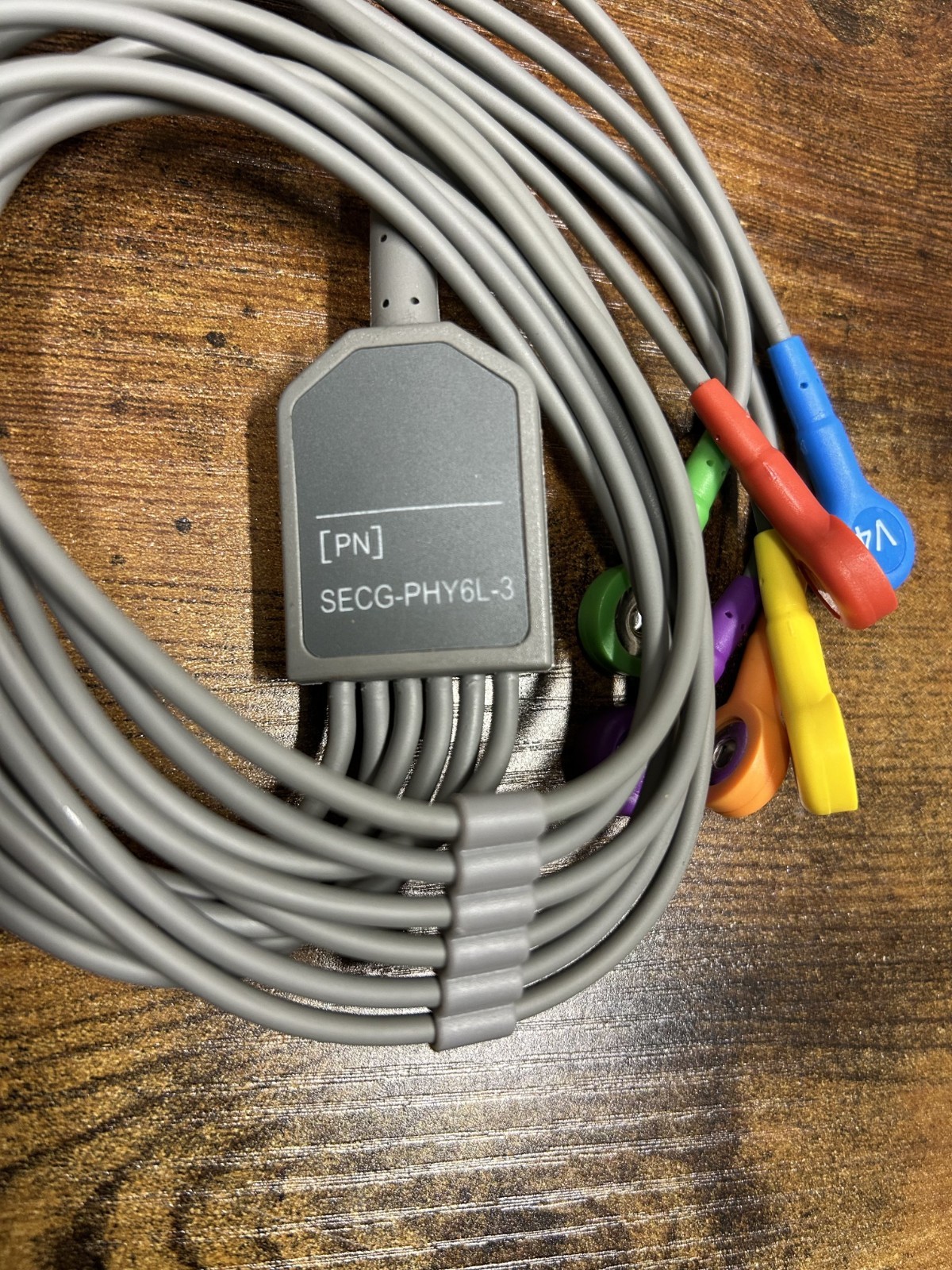 Sensoronics SECG-PHY6L-3 Physio-Control Lifepak 12 Compatible 6 Lead ECG Cable