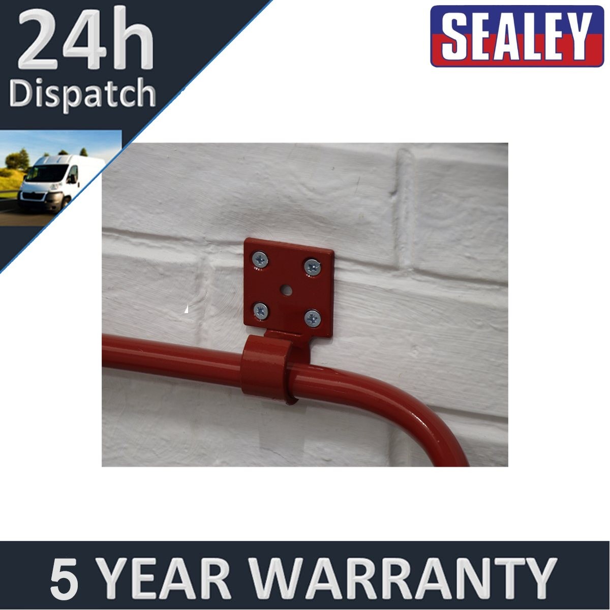 Sealey Wall Brackets for CC01 Cable Carrier Stand CC01WB