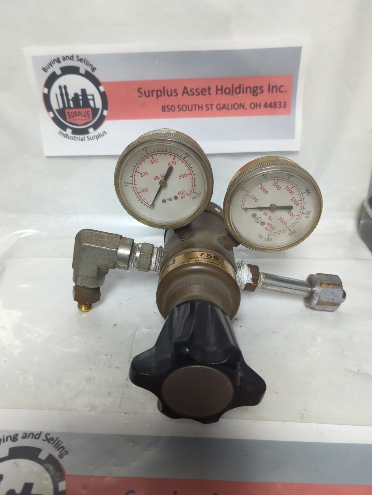 HARRIS,750,SERVO-DOME-REGULATOR CGA-E-4 PRE-OWNED