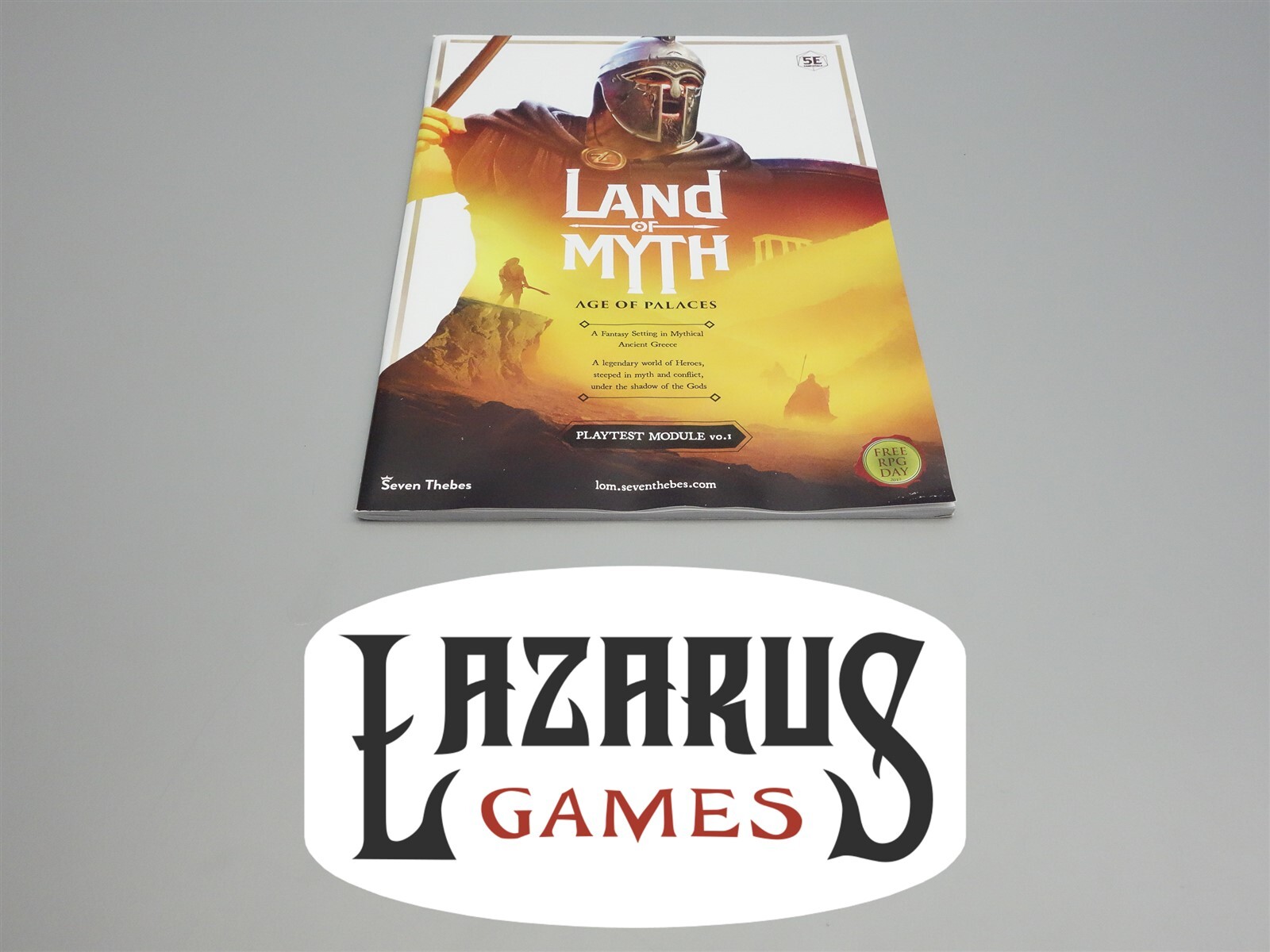 Free RPG Day: Land of Myth Age of Palaces (Seven Thebes)