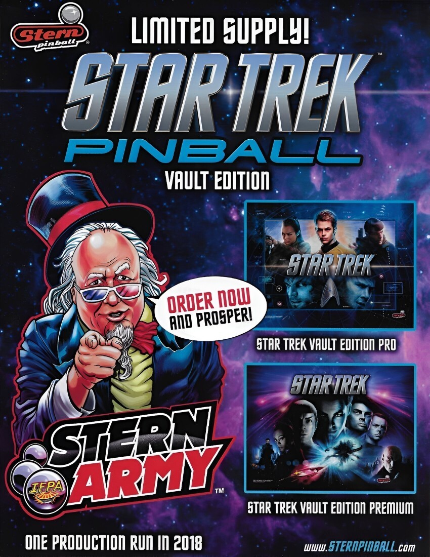 Stern Star Trek Pinball Machine Rubber Ring Kit (ALL VERSION)