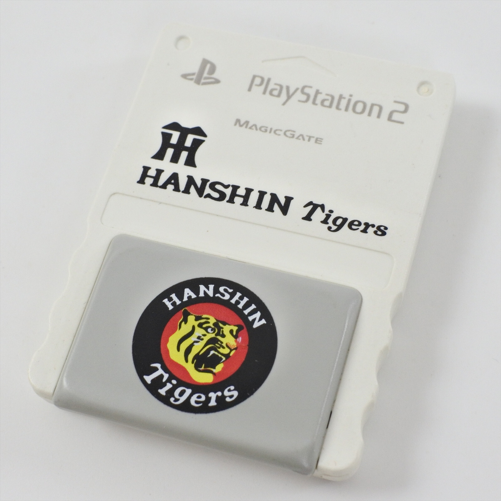 PS2 MEMORY CARD Kemco HANSHIN TIGERS White KMC10J 8MB Playstation 2 JP 2275