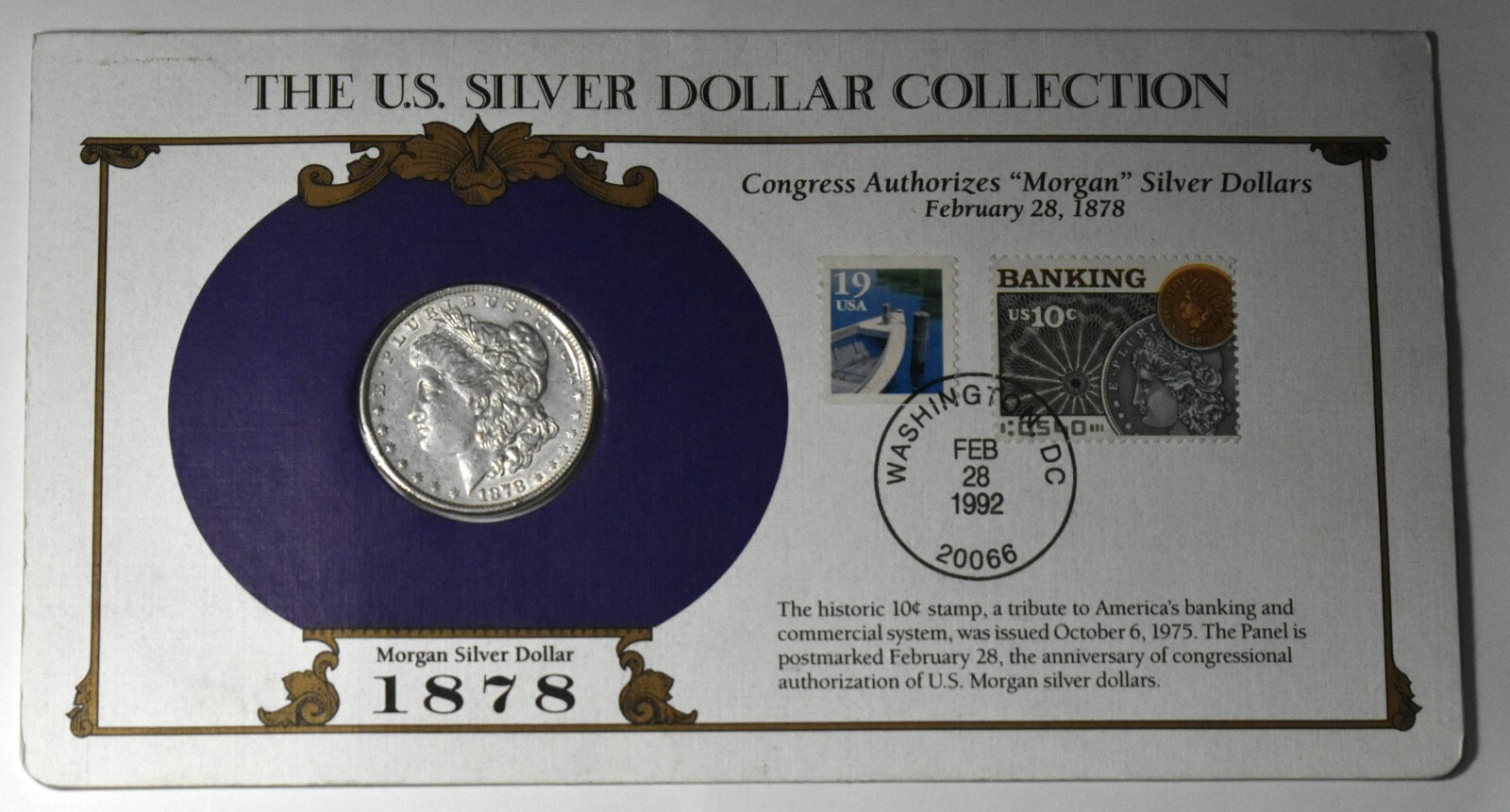 1878 P 7TF Reverse of 1879 Morgan Silver Dollar