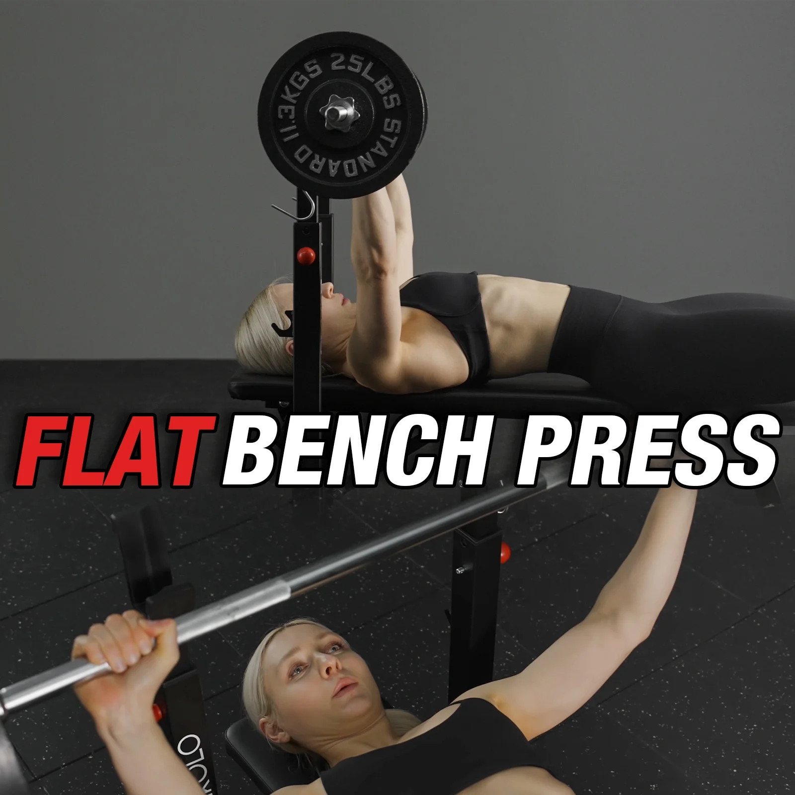 Adjustable Weight Bench, 660LBS Foldable Bench Press with Squat Rack, Multi-Func