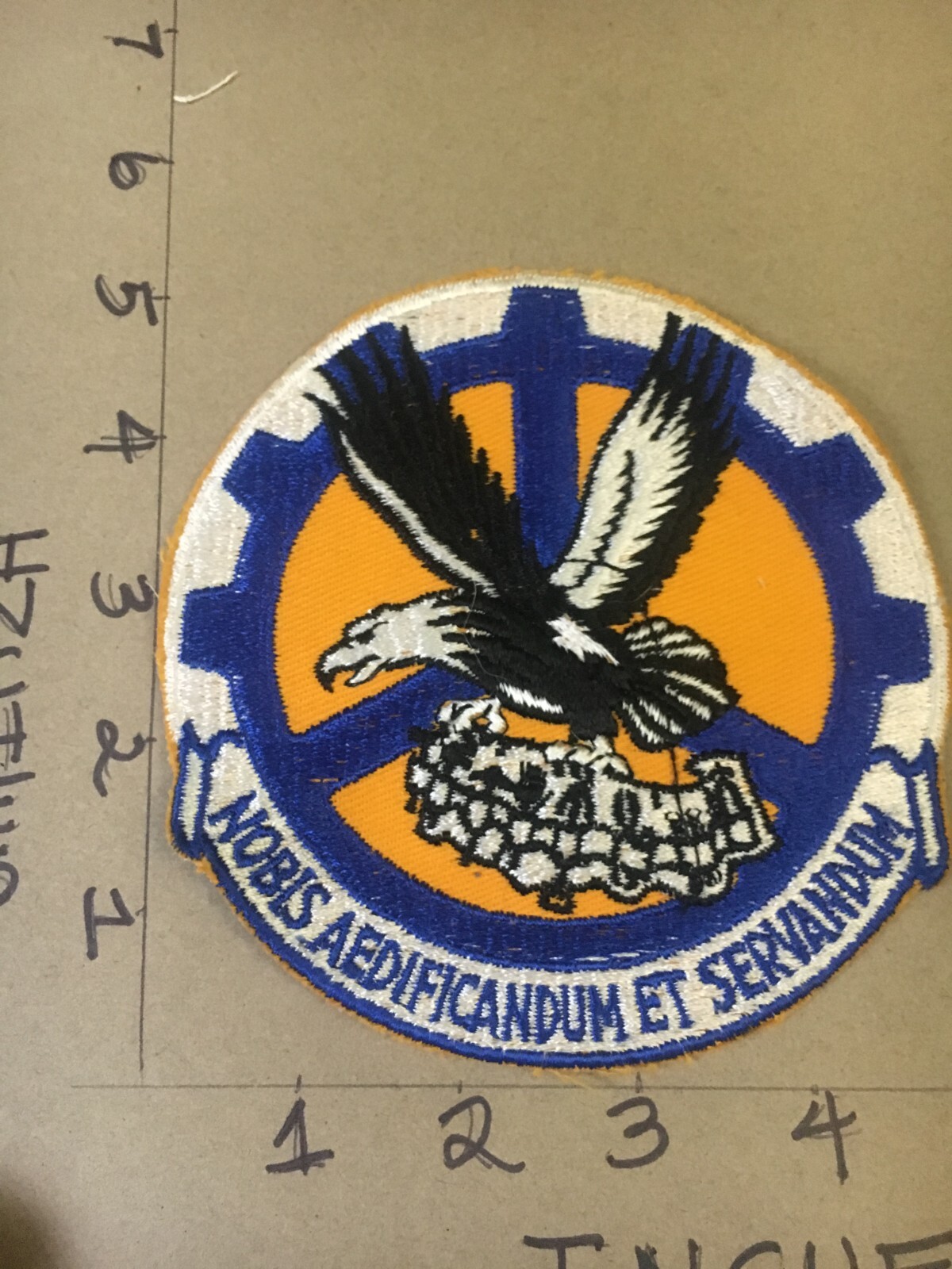 vintage USAF 1360th Installations Squadron patch 5/12/25