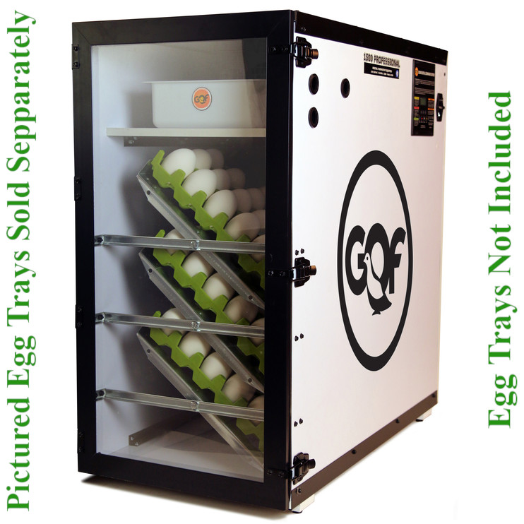 GQF Professional Cabinet Incubator 1500 Model with LCD Display & Auto Egg Turner