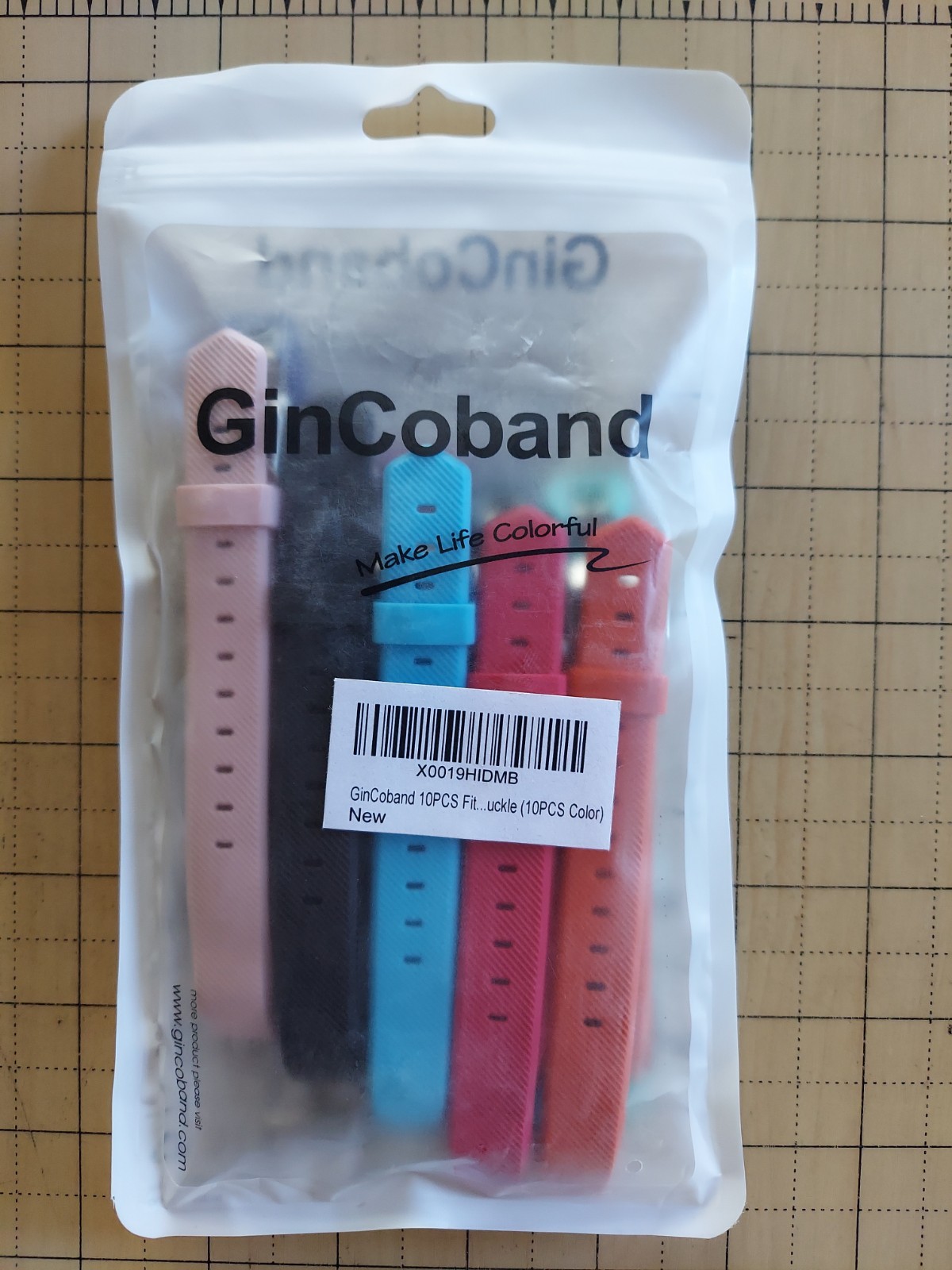 10 GINCOBAND Silicone Wrist Band Strap WITH BUCKLE Fitbit Alta / Fitbit Alta HR