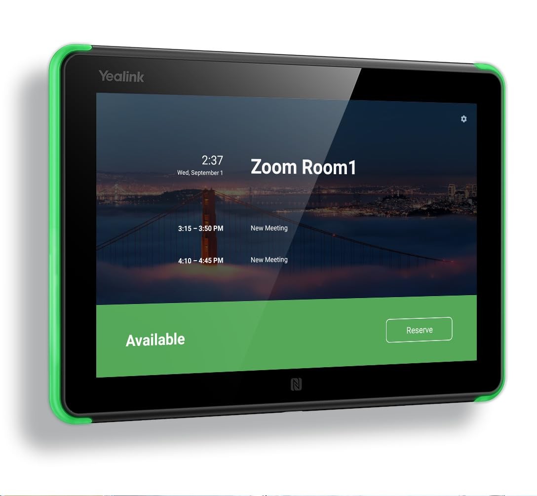 Yealink Room Scheduler MS Teams Touch Screen USB Fast Ethernet