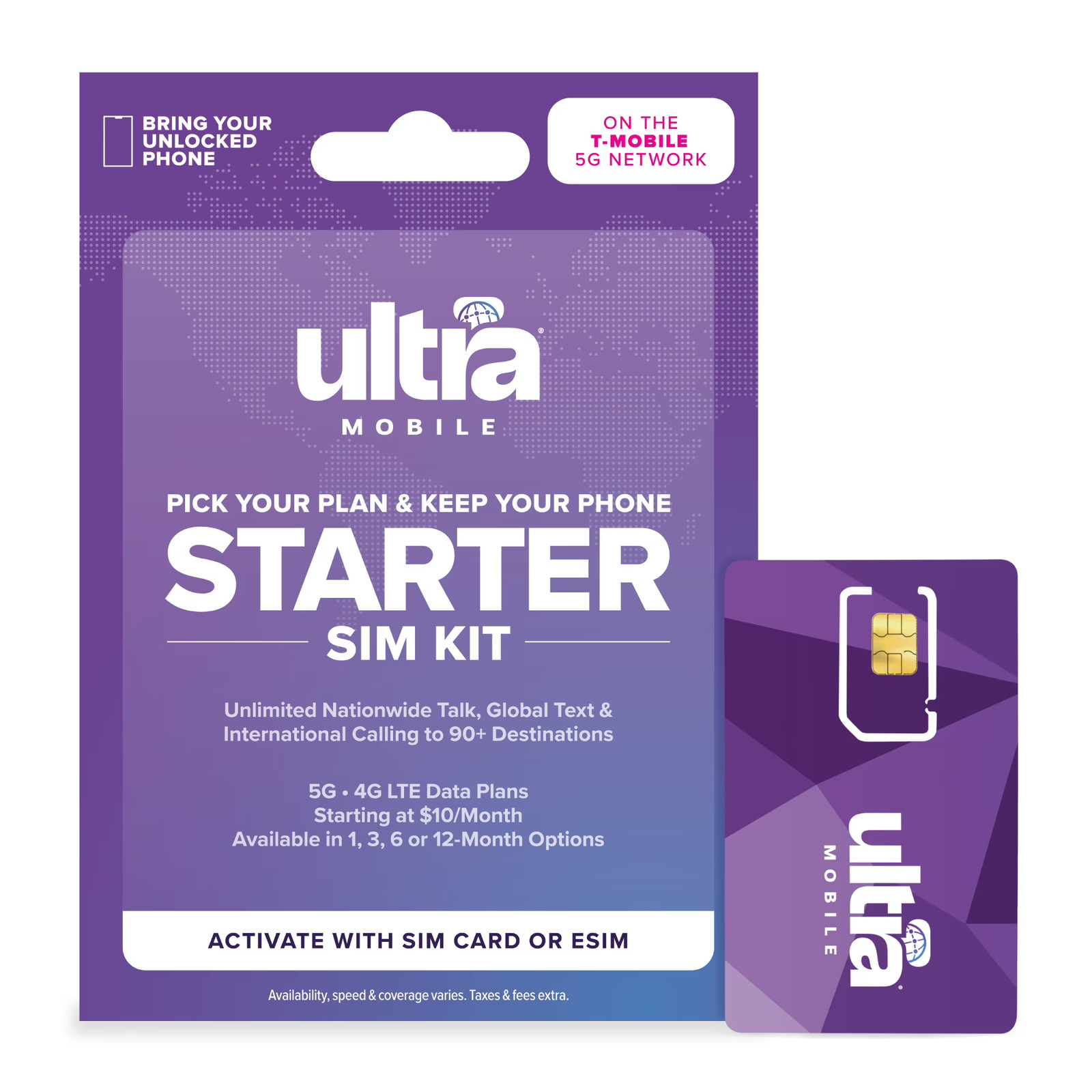 Ultra Mobile Prepaid SIM Starter Activation Kit