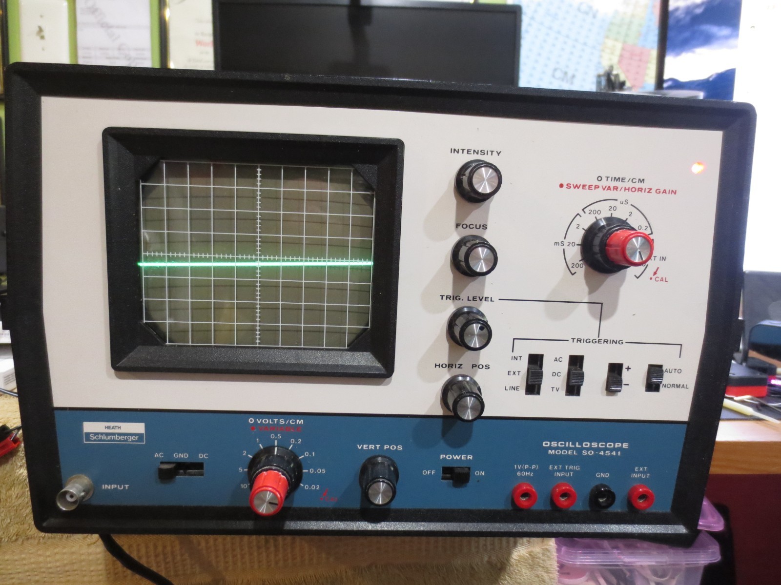 Heath-Schlumberger Model SO 4541 - 5 MHz Single Trace Oscilloscope (Very Nice!!)