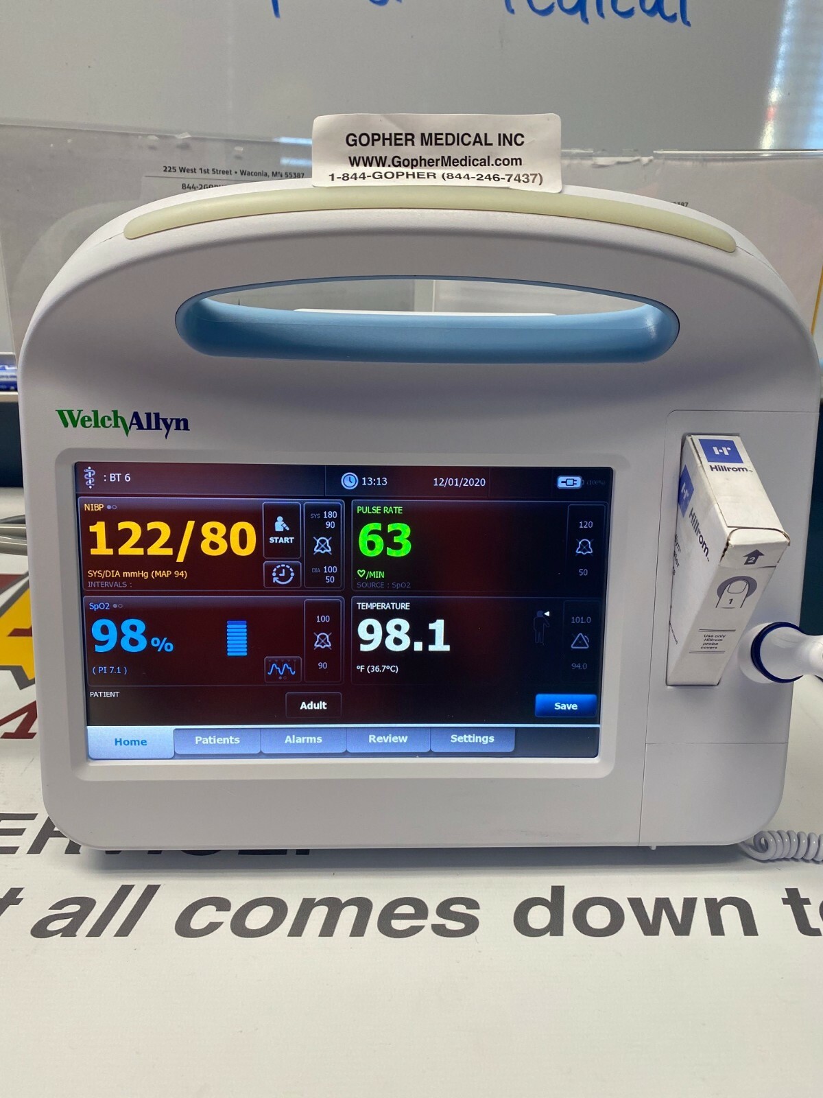 Welch Allyn 6000 Series Vital Signs Monitor Biomed Recertified Warranty