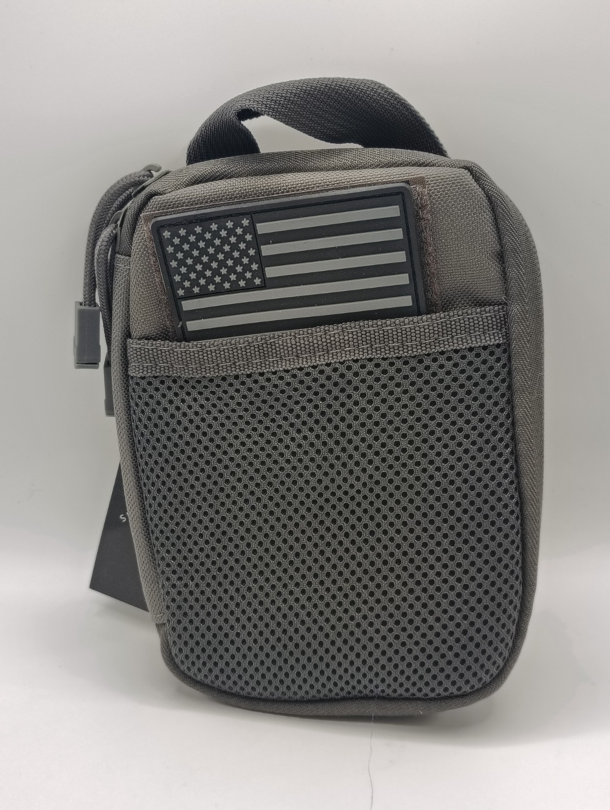 VISM Utility Pouches Urban Gray Carry Pouch USA Flag With Tags