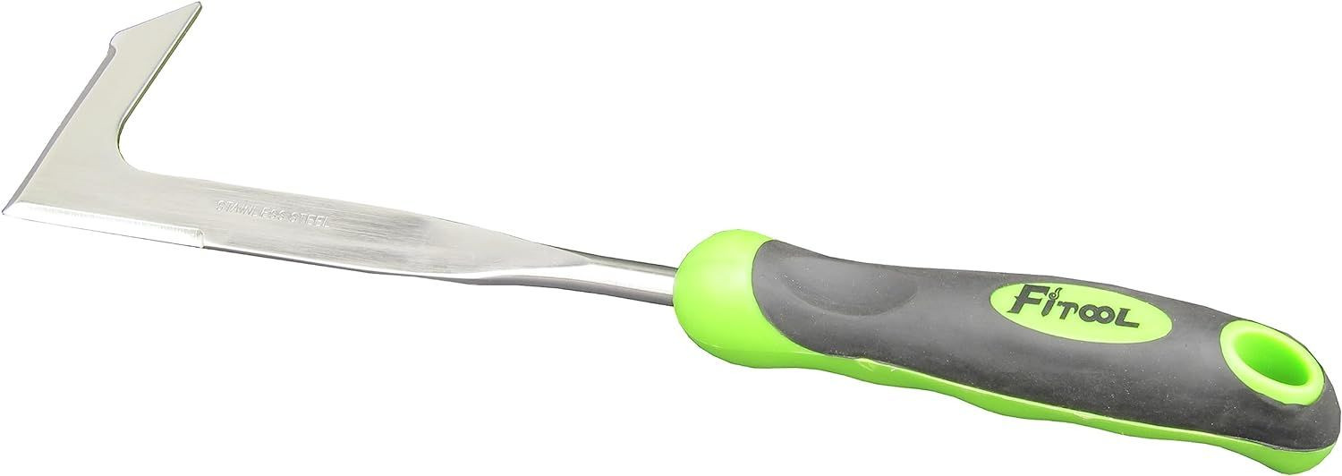 FITOOL Stainless Steel Patio Weeder 13-Inch - Premium Garden Hand -...