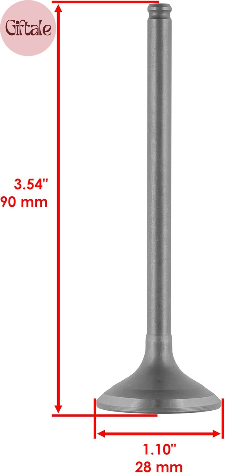 Exhaust and Intake Valve Compatible with Honda Fourtrax 300 1988 1989 1990 1991