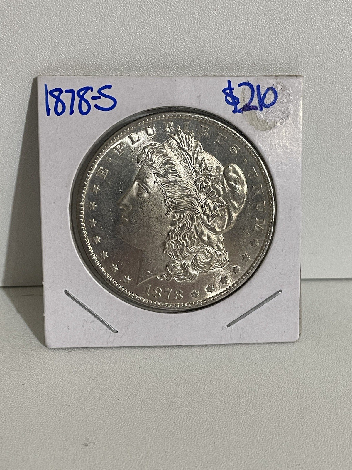 1878-S MORGAN SILVER DOLLAR UNCIRCULATED MS+++ U.S. MINT RARE COIN