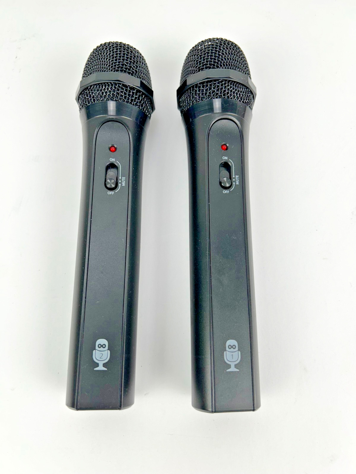(2) Genuine Singing Machine Karaoke Replacement Wireless Microphones