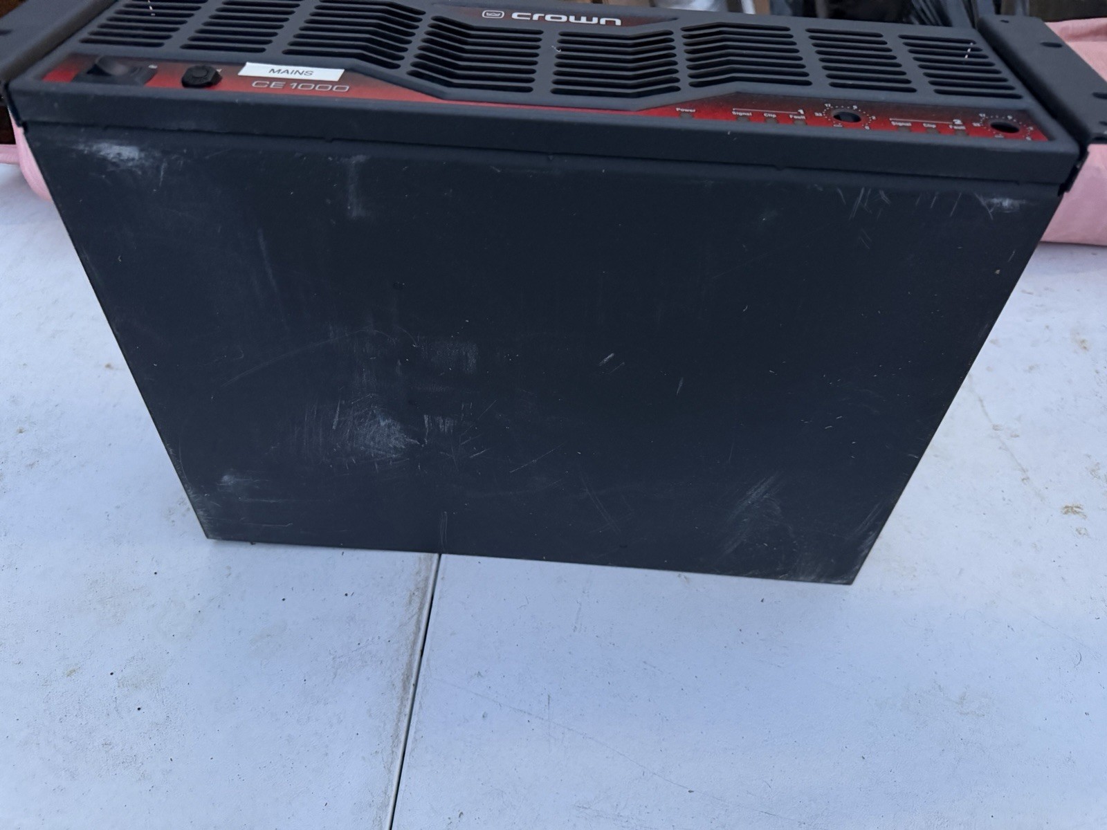 Rack Mount Crown CE1000 2-Channel Power Amplifier AS IS Untested / Powers On