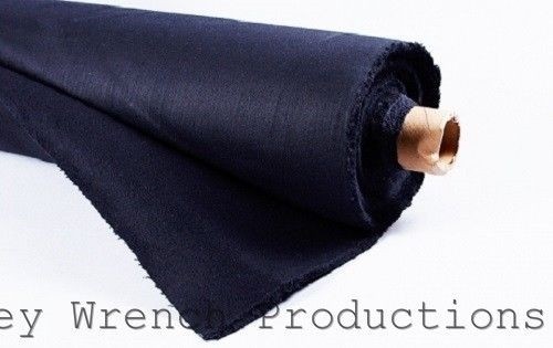 Duvetyne Fabric 16oz 54" x 50yd Bolt Black FR