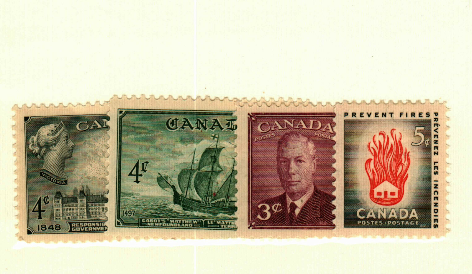 Canada #277,282,286,364 MH