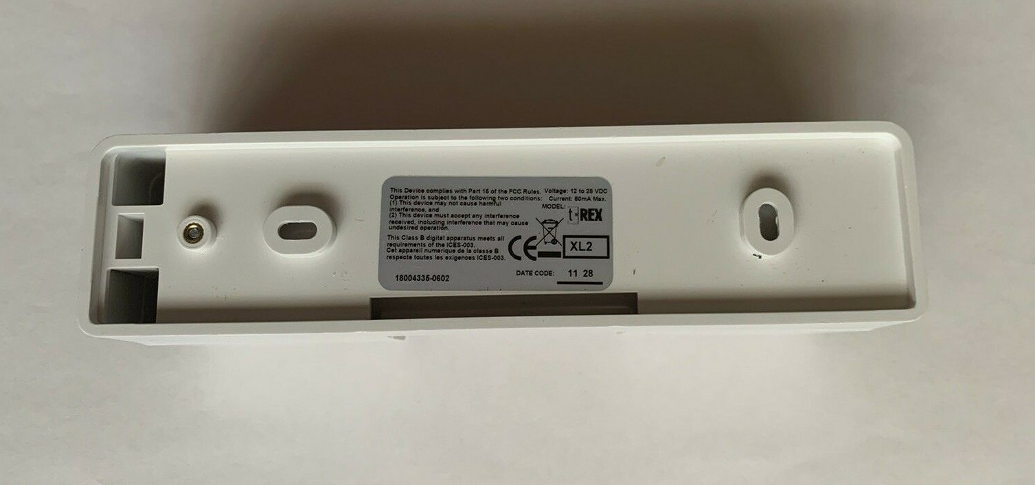 Kantech TREX-XL2 request to exit device motion detector access control system