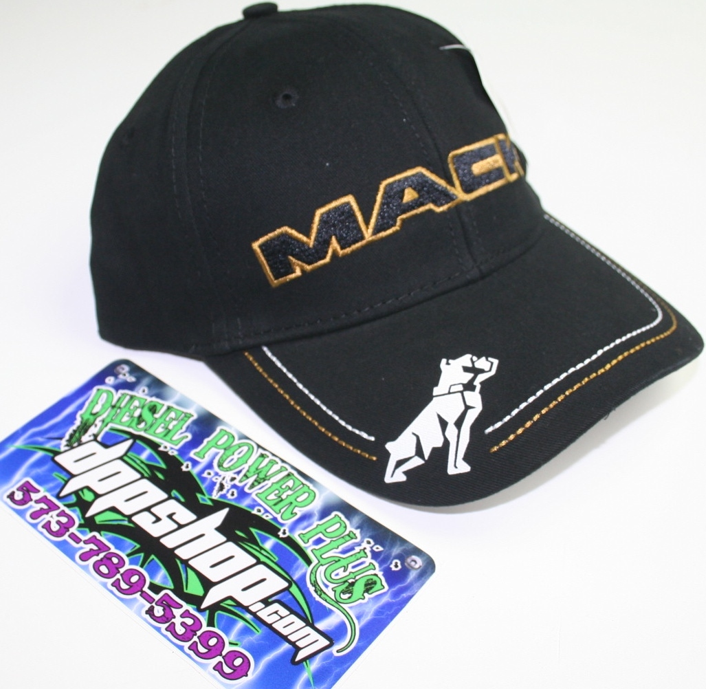 mack bulldog semi truck truckers hat ball cap snap back diesel gear tractor dog
