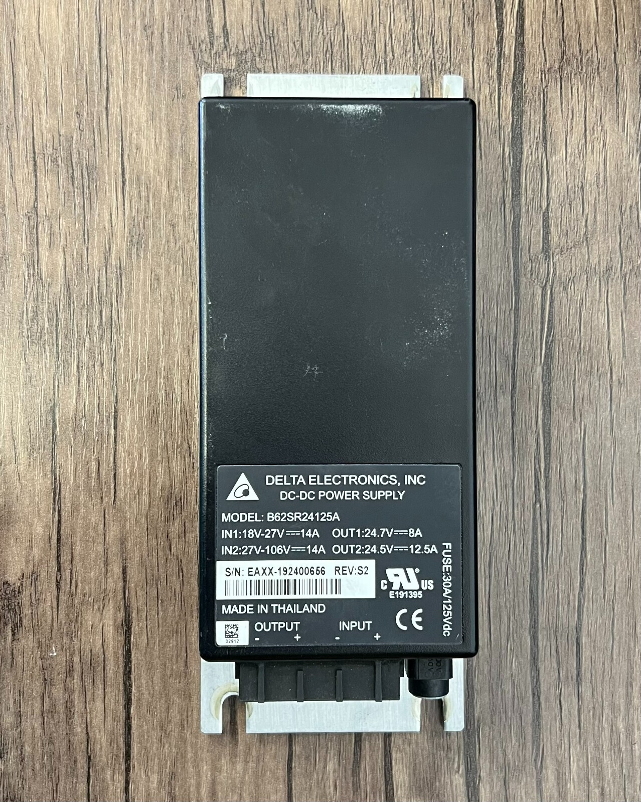 Delta Electronics B62SR24125A DC/DC CONVERTER 24V 300W