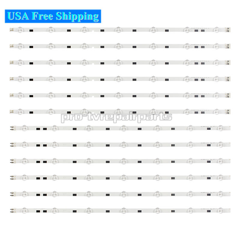 New 12pcs/Kit LED Strips for SAMSUNG BN96-32771A BN96-32772A UE58H5200 UE58J5000