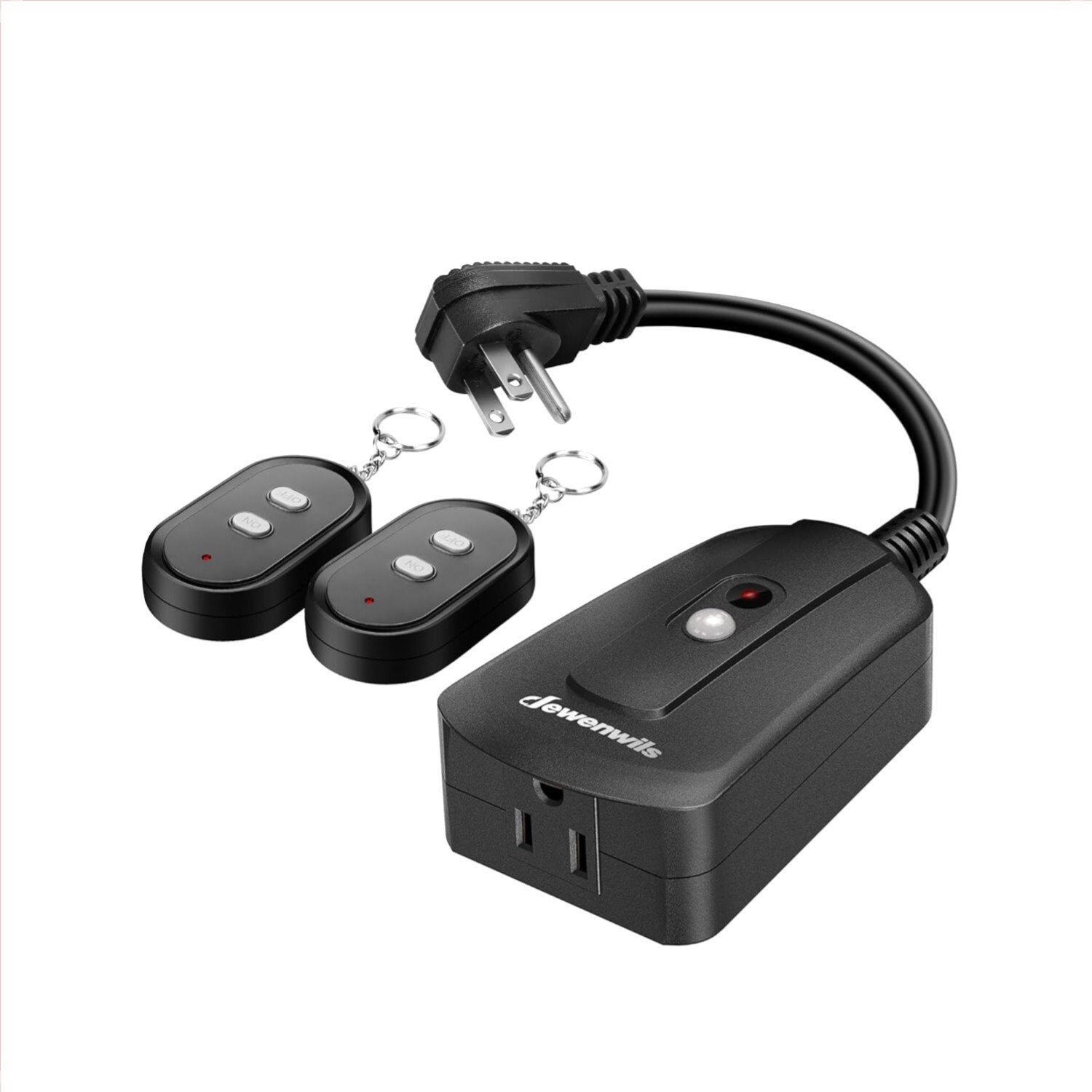 15 Amp Remote Outlet Set - Waterproof & Interference-Free for Indoor/Outdoor Use