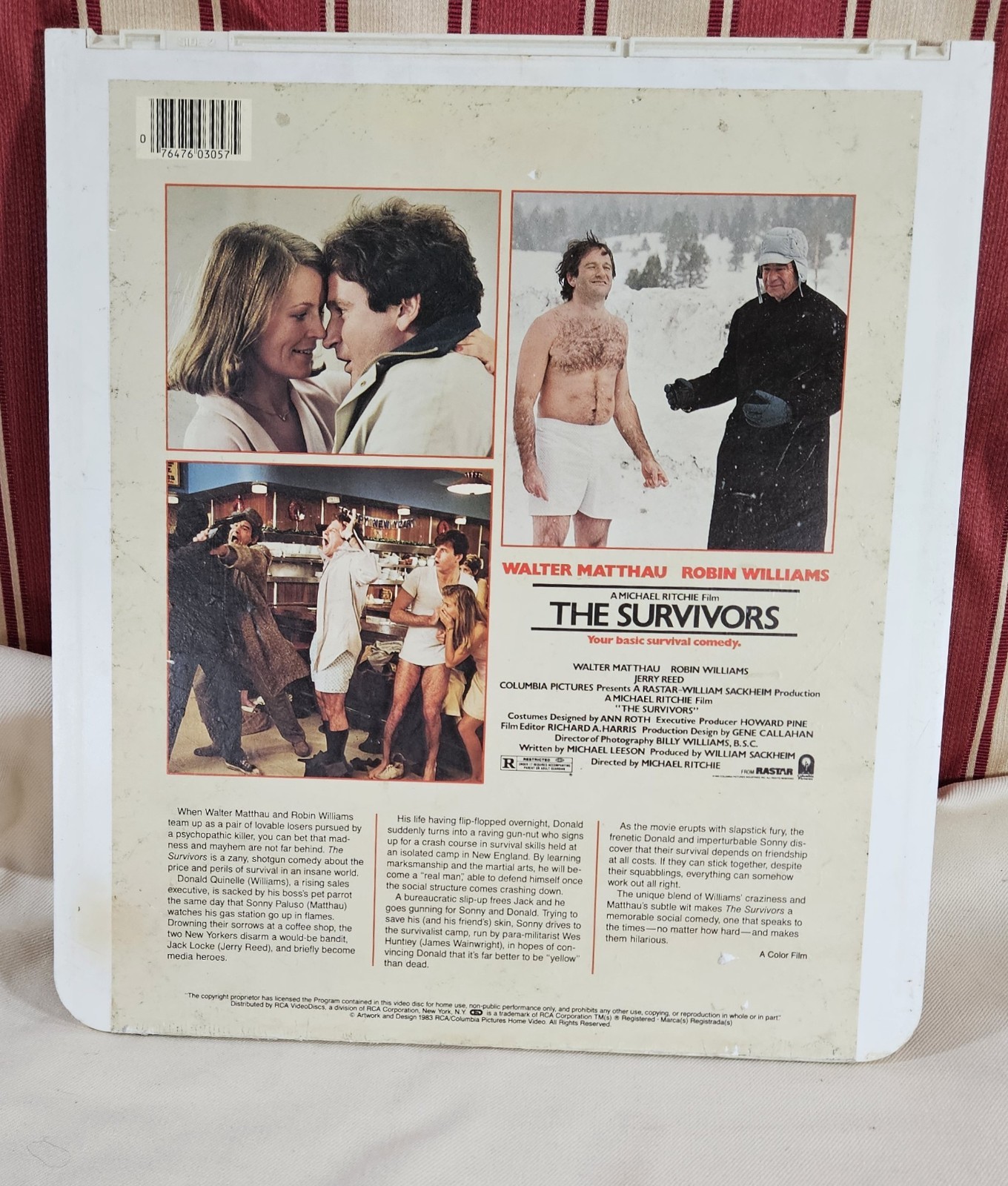 The Survivors Robin Williams Laser Disc