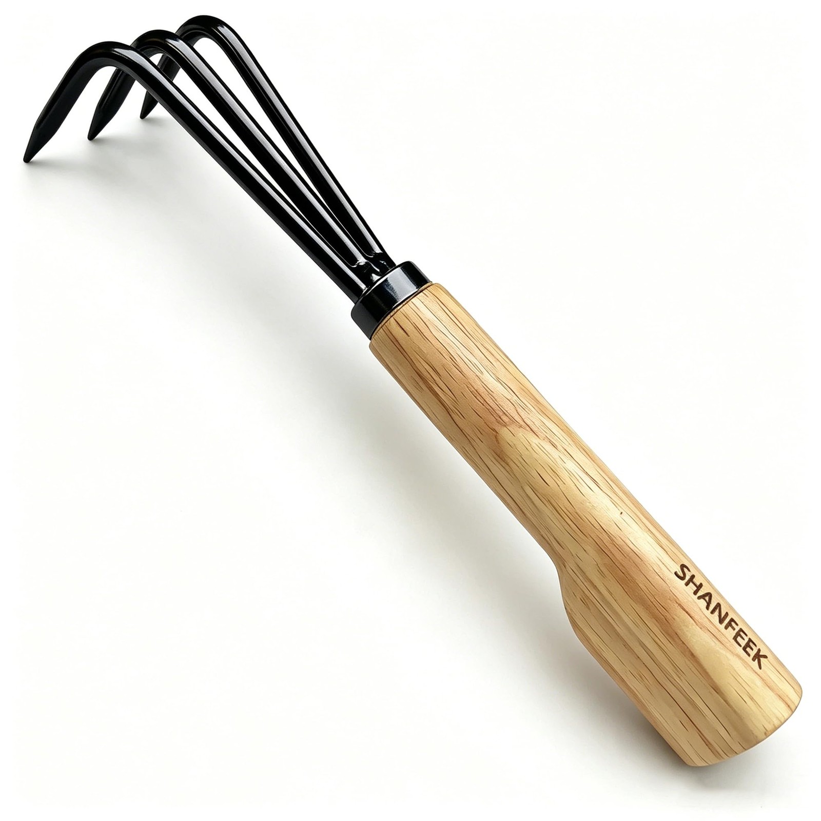 Garden Rake 3-Claw Japanese Landscape Dethatcher Thatching Beach Combing Rake...