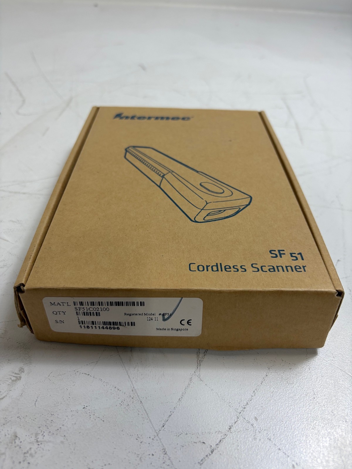 Intermec SF51 Cordless Bluetooth Barcode Scanner - SF51C02100 - NEW!