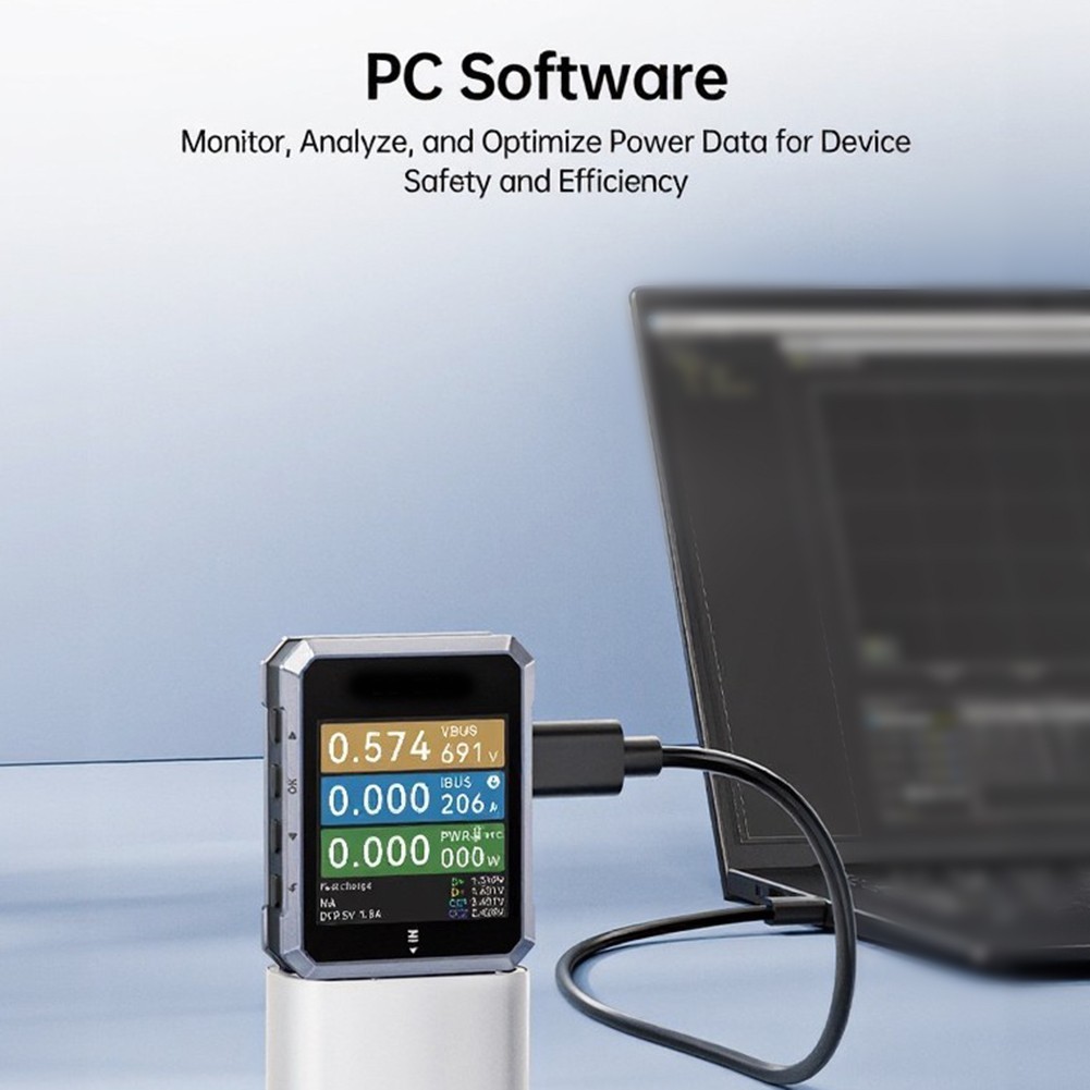 240W USB-C for pd 3.1 Power Analyzer for Battery Capacity Calculation Testing
