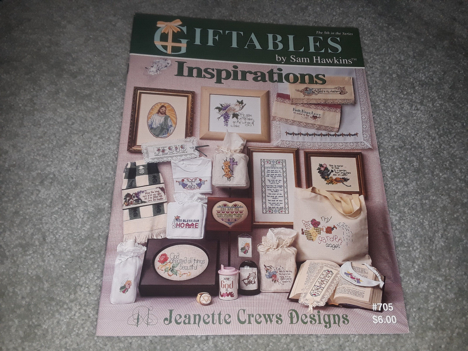 SAM HAWKINS GIFTABLES "INSPIRATIONS" Cross Stitch Book 1998
